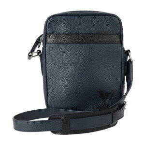 LOUIS VUITTON Danube shoulder bag Navy Blue Taurillon crossbody